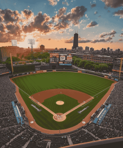 Wrigley Field Landscape Chicago Diamond Painting