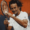 Yannick Noah Tennis Player Diamond Painting