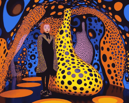 Yayoi Kusama Influence Diamond Painting