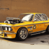 Yellow BMW E10 Car Diamond Painting