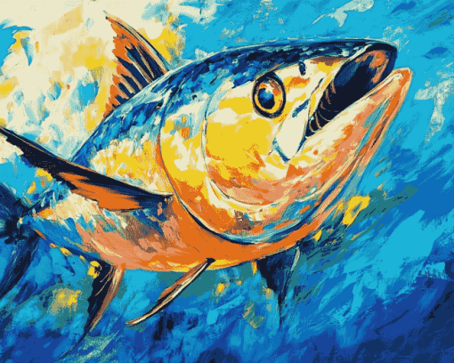 Yellow Fin Tuna Diamond Painting