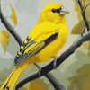 Yellow Finch Diamond Painting