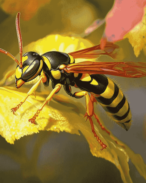 Yellow Jacket Insect Diamond Painting