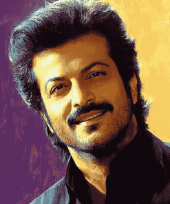 Young Anil Kapoor Celebrity Diamond Painting