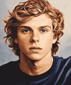 Young Evan Peters Celebrity Diamond Painting