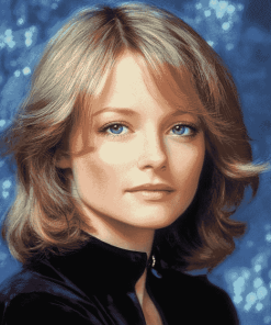 Young Jodie Foster Iconic Look Diamond Painting