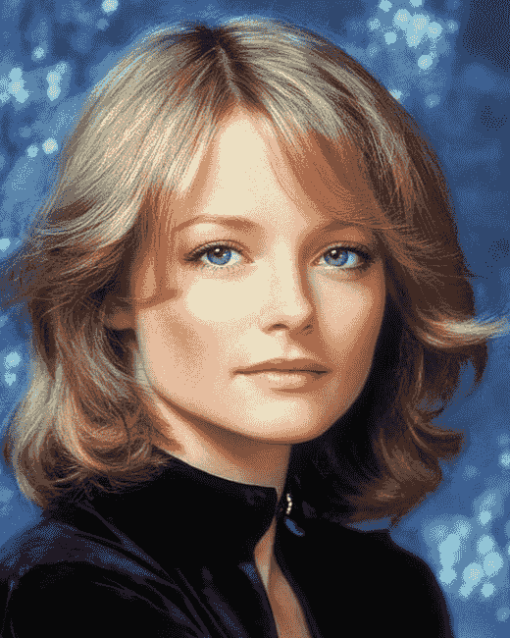 Young Jodie Foster Iconic Look Diamond Painting