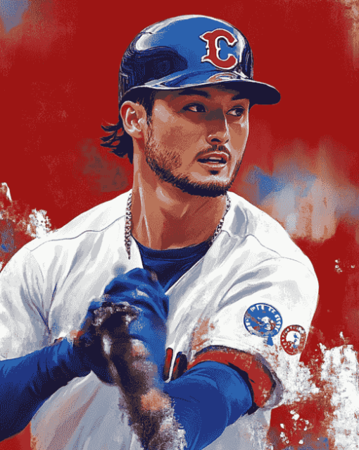 Yu Darvish Baseball Legend Diamond Painting