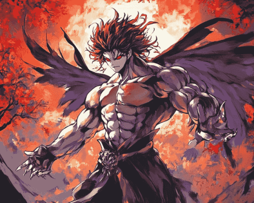 Yujiro Hanma Anime Diamond Painting