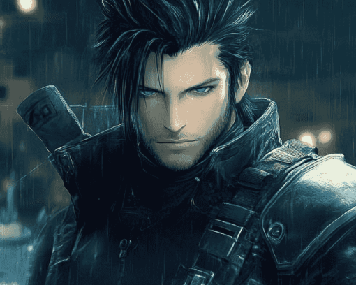 Zack Fair Video Game Diamond Painting