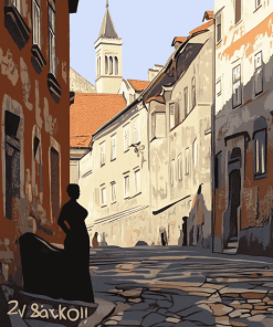 Zagreb Urban Beauty Diamond Painting