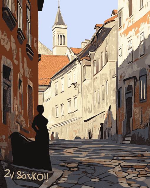 Zagreb Urban Beauty Diamond Painting