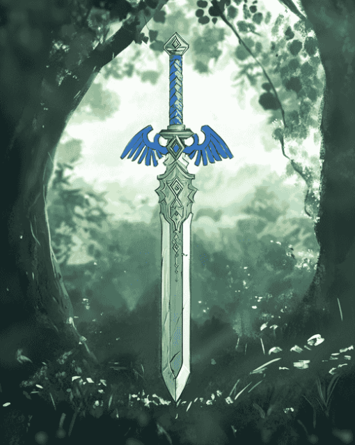 Zelda Master Sword Adventure Diamond Painting