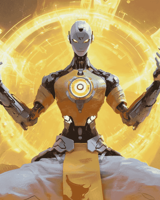 Zenyatta Overwatch Animation Diamond Painting