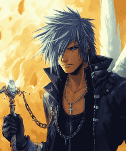 Zexion Kingdom Hearts Diamond Painting