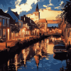 Zoetermeer Cityscape Diamond Painting