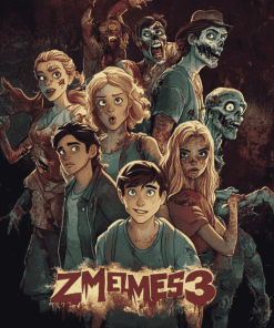 Zombies 3 Disney Movie Diamond Painting