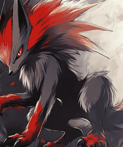 Zoroark Pokemon Anime Diamond Painting