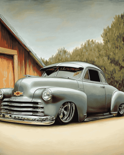 1950 Chevy Classic Style Diamond Painting