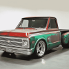 1967 Chevy Stepside Truck Diamond Painting