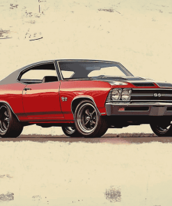 1969 Chevrolet Chevelle Classic Diamond Painting