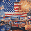 4th Of July American Celebration Diamond Painting