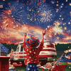 4th Of July Patriotic Diamond Painting