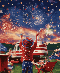 4th Of July Patriotic Diamond Painting