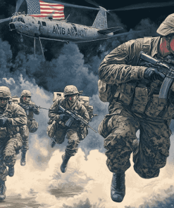 82nd Airborne Soldiers Animation Diamond Painting