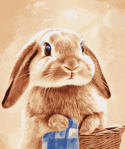 Adorable Bunny Diamond Painting