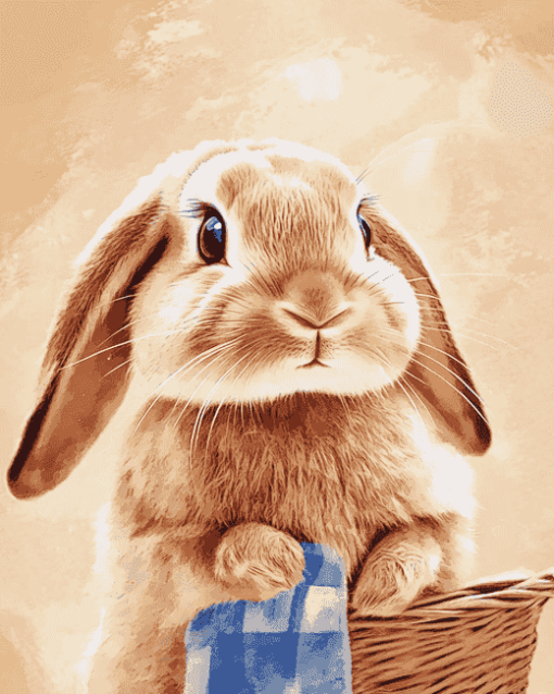 Adorable Bunny Diamond Painting