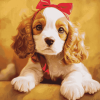 Adorable Cocker Puppy Diamond Painting