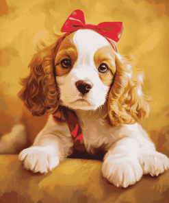 Adorable Cocker Puppy Diamond Painting