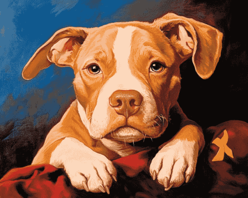 Adorable Puppy Underdog Diamond Painting