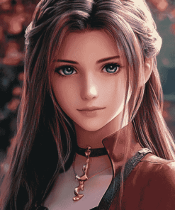 Aerith Gainsborough Animation Diamond Painting