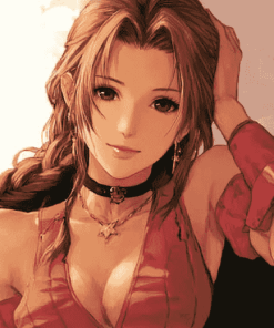 Aerith Gainsborough Anime Diamond Painting