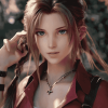 Aerith Gainsborough Fantasy Diamond Painting