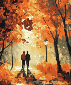 Aesthetic Autumn Landscape Diamond Painting