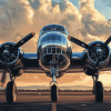 Aesthetic B25 Mitchell Aircraft Diamond Painting