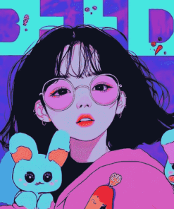 Aesthetic BT21 Cartoon Diamond Painting