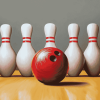 Aesthetic Bowling Scene Diamond Painting