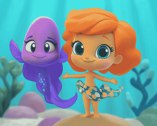 Aesthetic Bubble Guppies Cartoons Diamond Painting