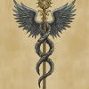 Aesthetic Caduceus Animation Diamond Painting