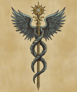 Aesthetic Caduceus Animation Diamond Painting