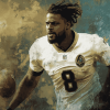 Aesthetic Cameron Jordan Football Diamond Painting