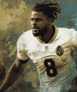 Aesthetic Cameron Jordan Football Diamond Painting