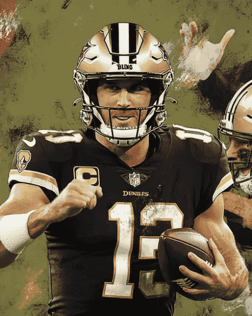 Aesthetic Drew Brees Sports Diamond Painting