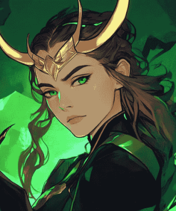 Aesthetic Lady Loki Art Diamond Painting