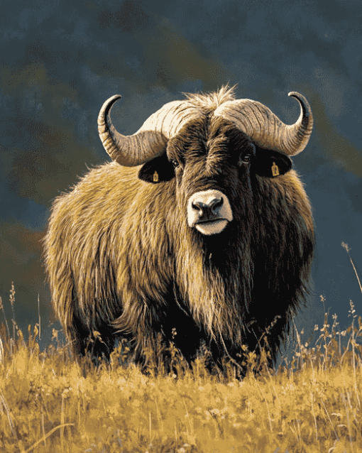 Aesthetic Muskox Diamond Painting