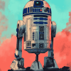 Aesthetic R2d2 Robot Diamond Painting